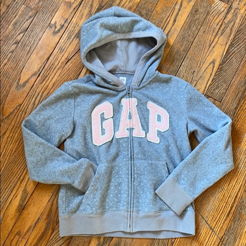 Girls GapKids XXL(14/16) GAP Logo Hooded Full Zip